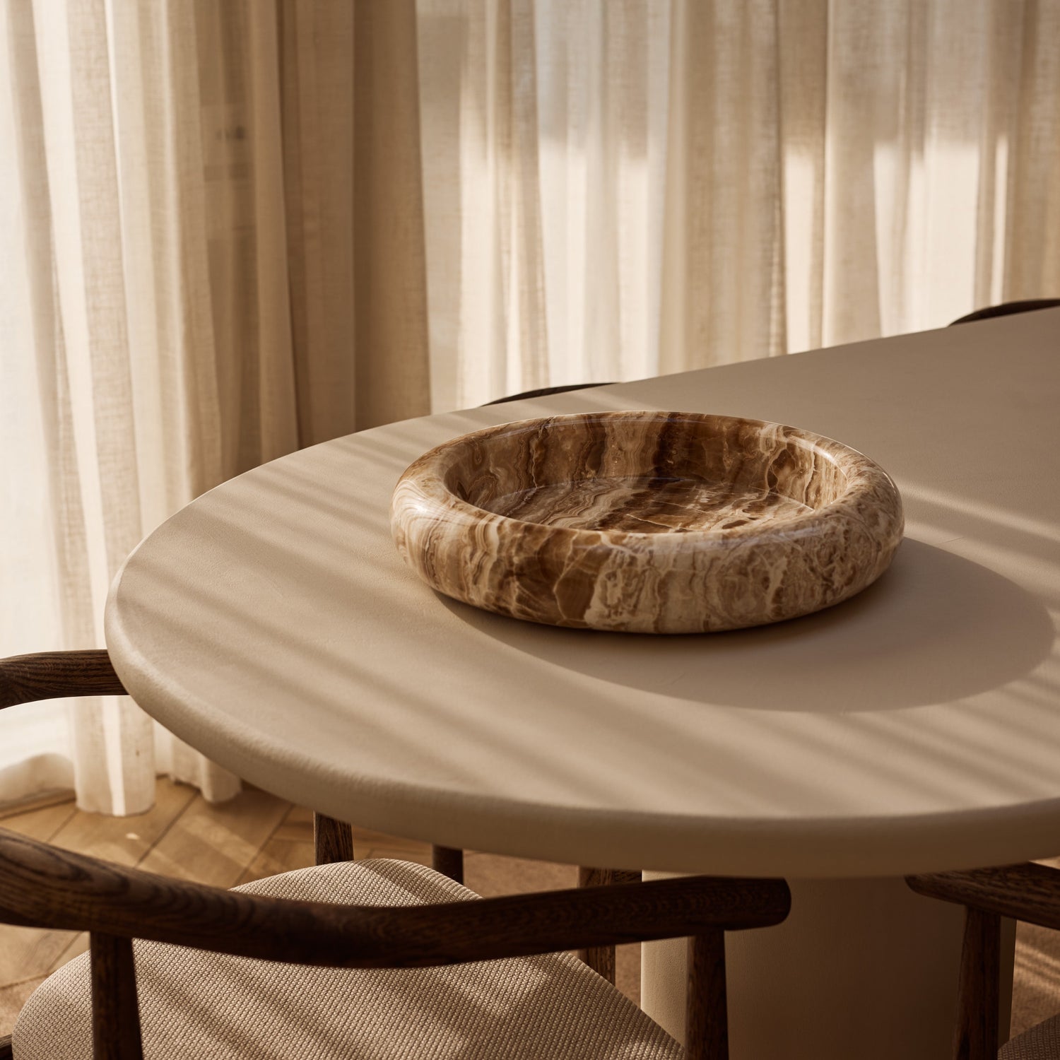 Sandal onyx turban bowl 40cm