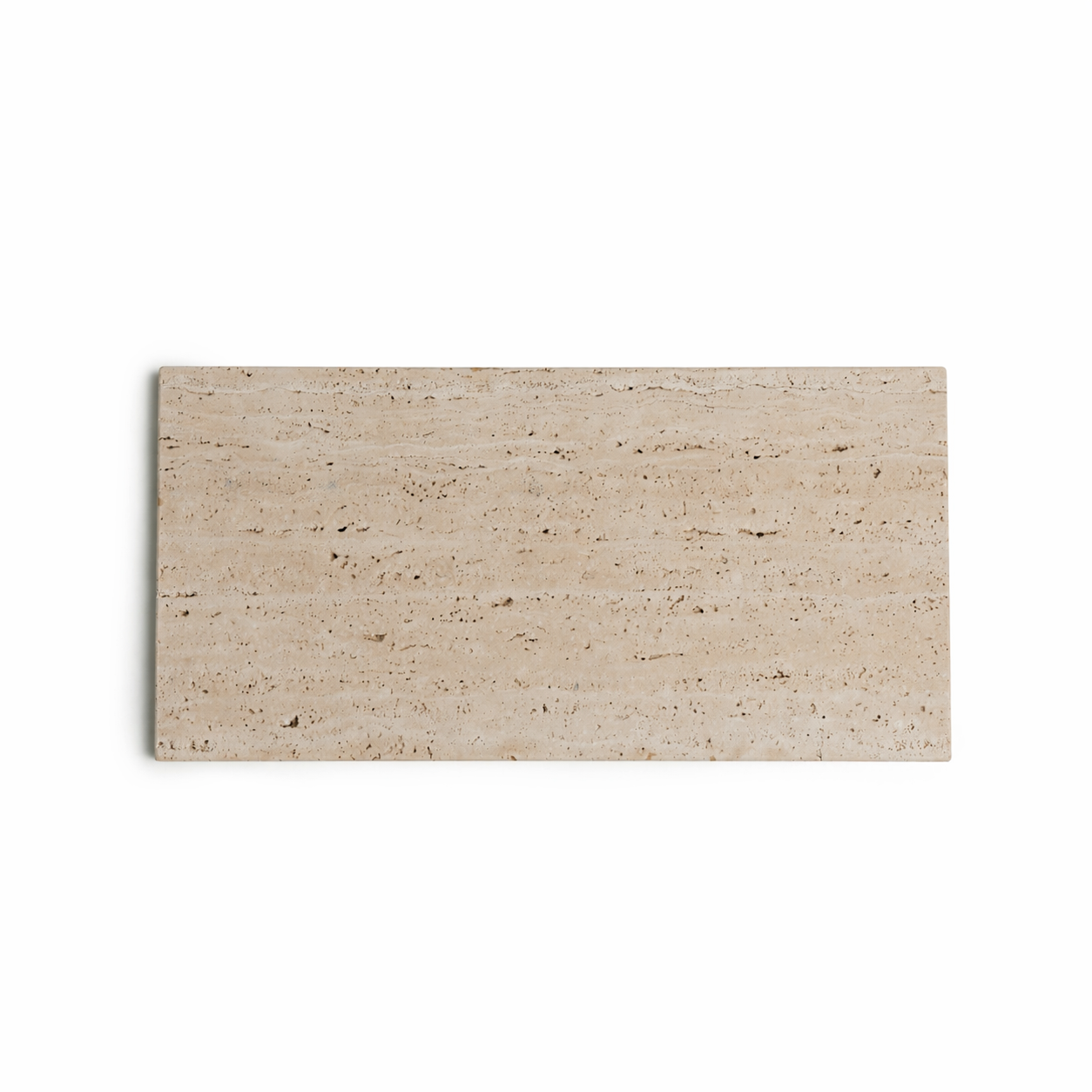 Travertine tray rectangle M 15x30cm