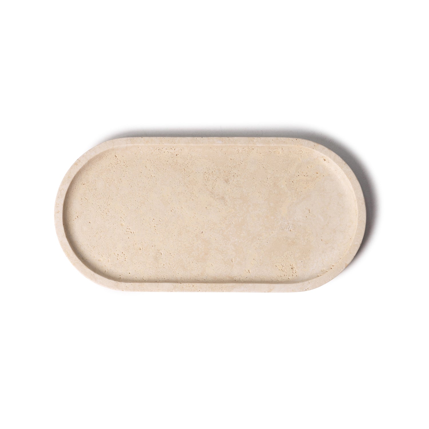 Travertine tray oval 30x15cm
