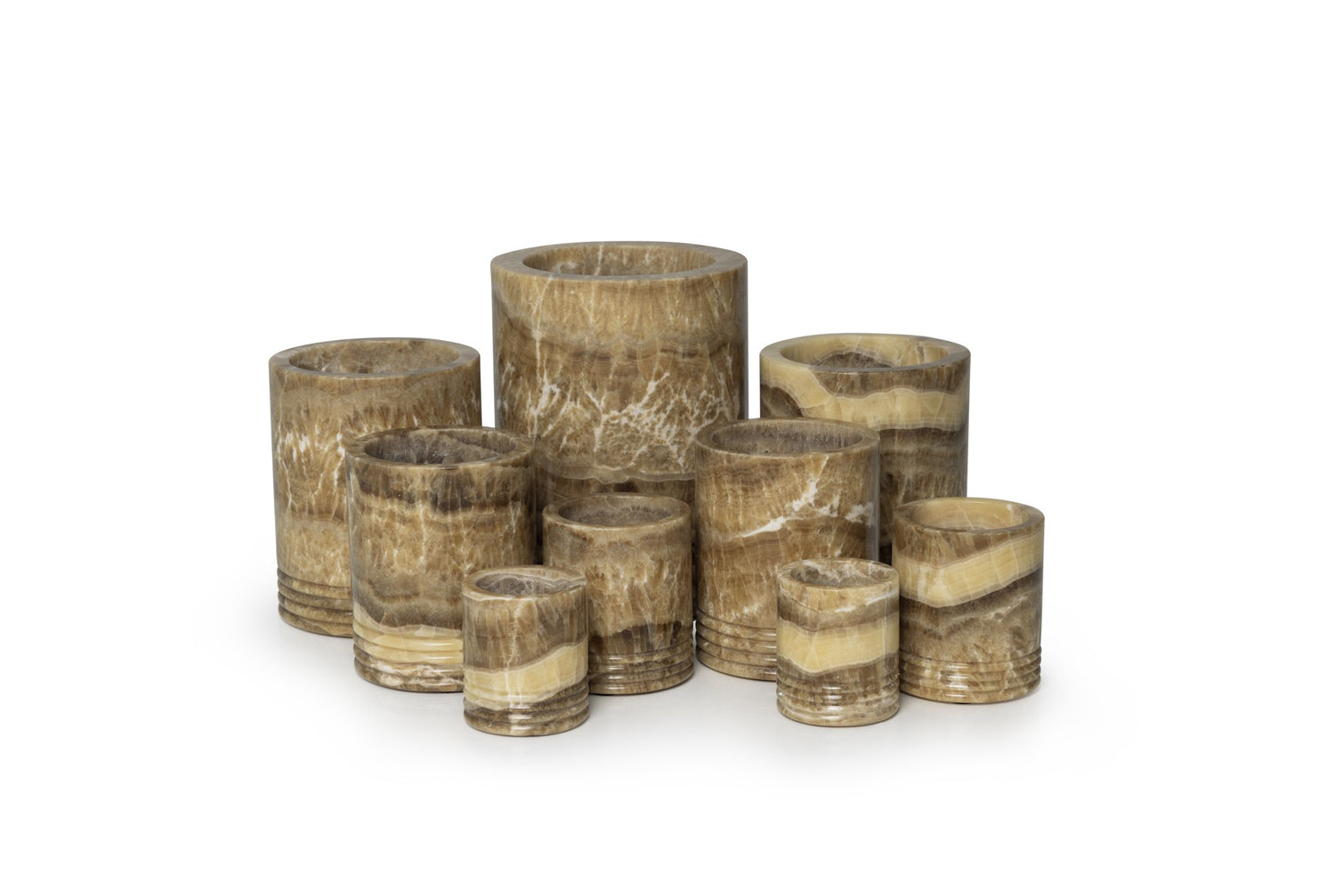 Lantern Sandal onyx S Ø8x10cm