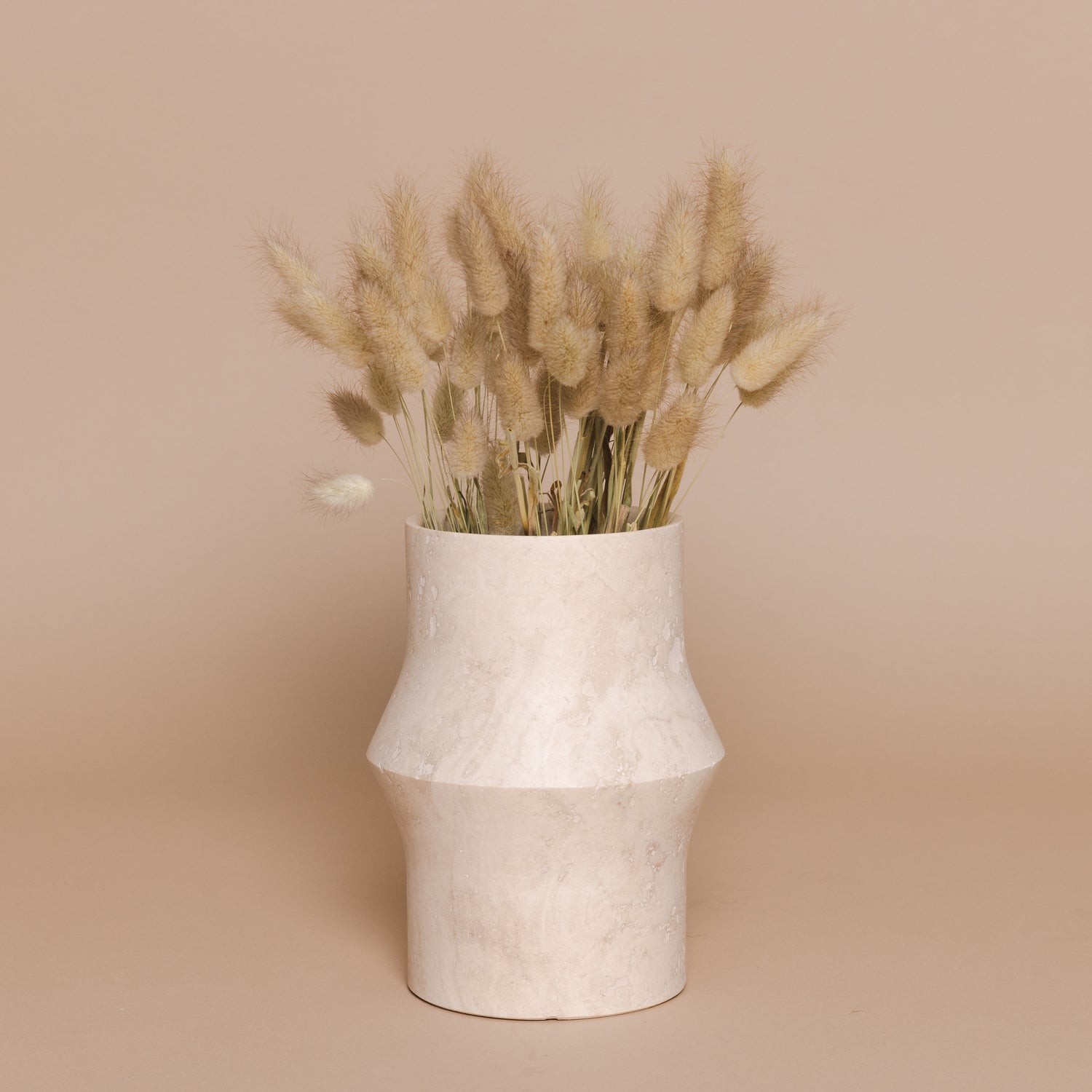 Travertine design vase Ø12x20cm (OUTLET)