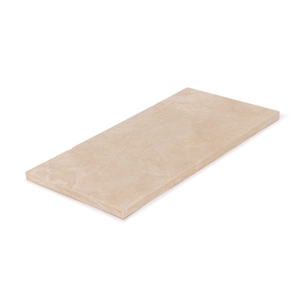 Travertine tray rectangle M 15x30cm