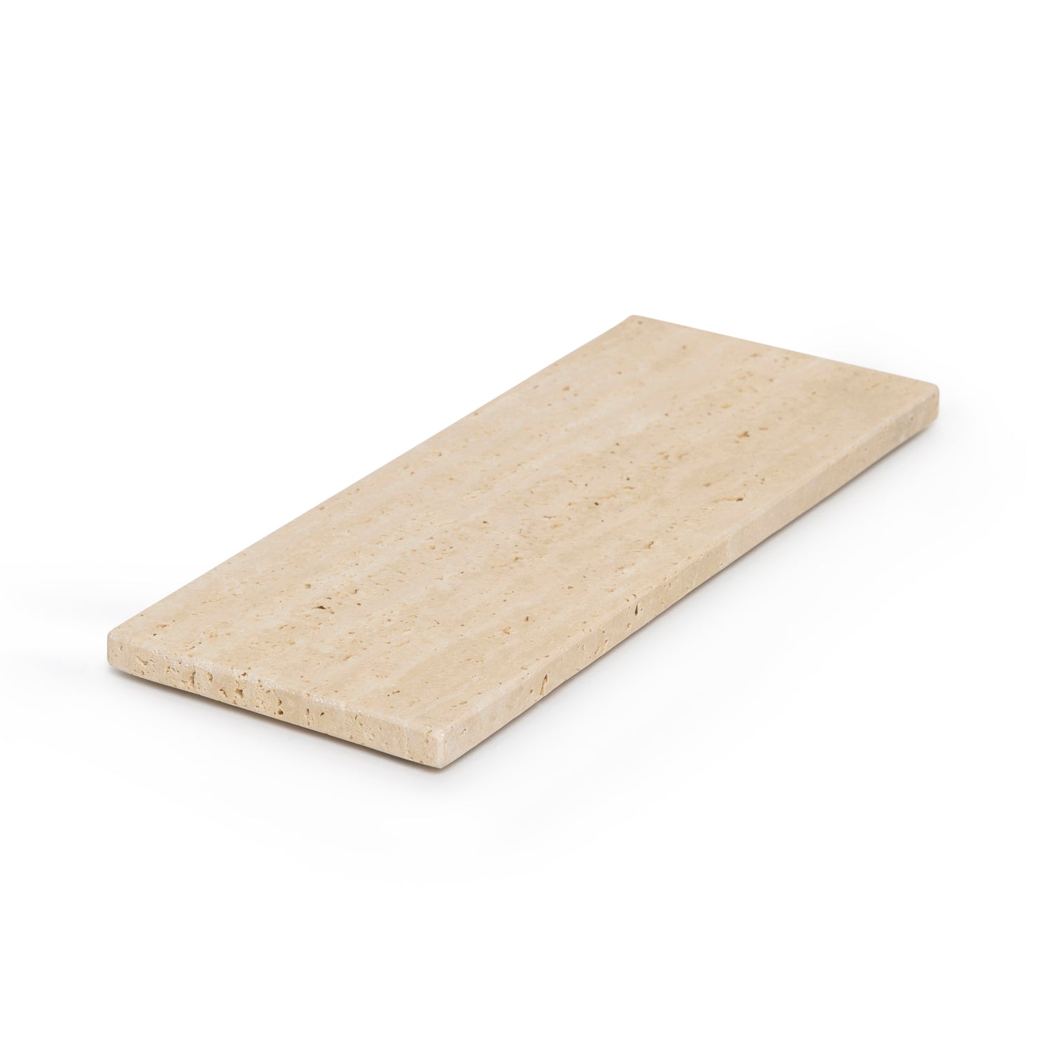 Travertine tray rectangle S 10x25cm 