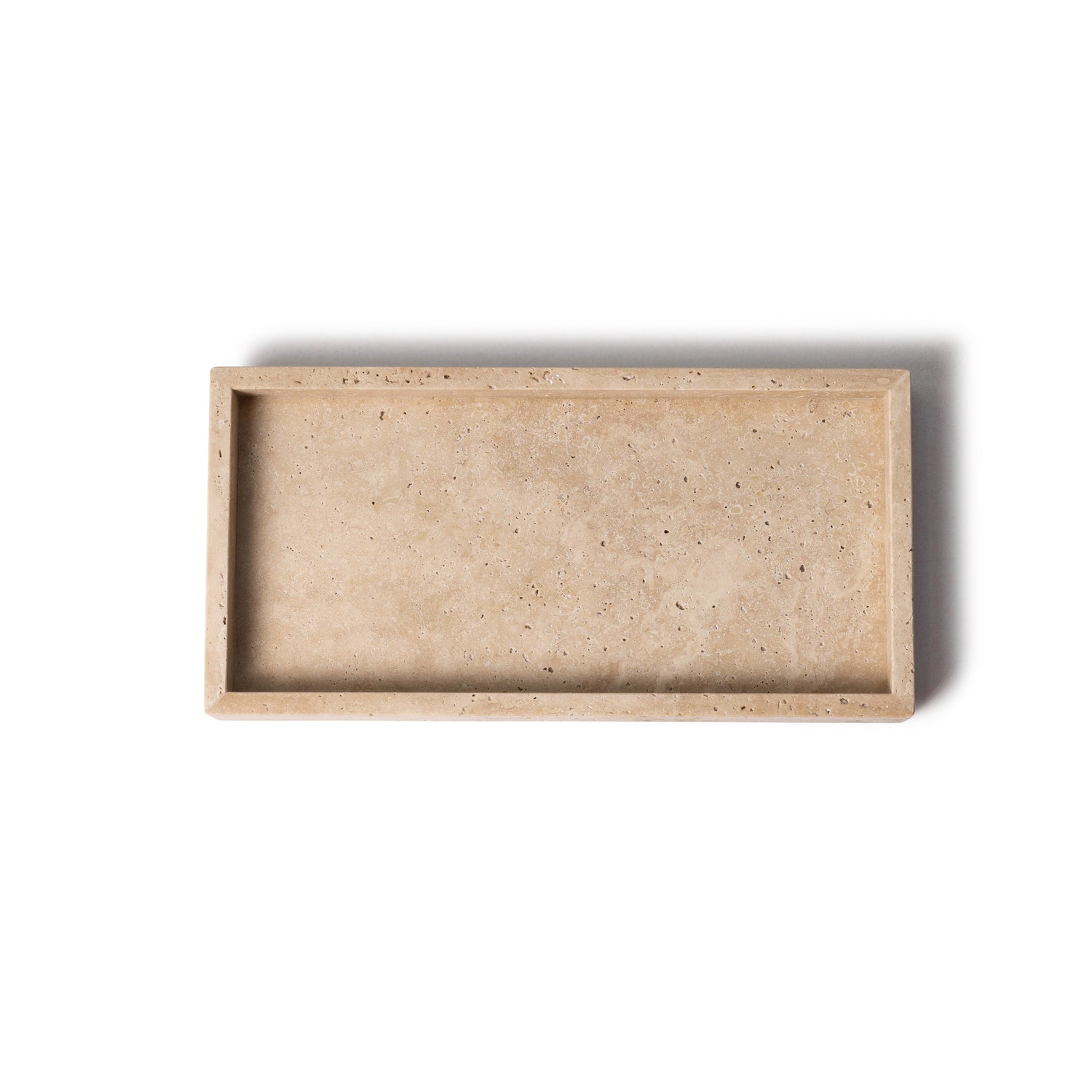 Travertine tray 15x30cm 